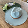 Wide brim panama hat in vegan felt