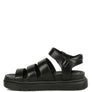 Belcher Faux Leather Buckle Detail Sandals