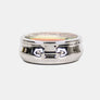 Nicole Lee USA Print Metallic Circular Small Pill Case