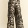 Davi & Dani Leopard Wide Leg Pants