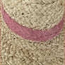 Braided Leaf Strap Embridery Straw Hat
