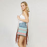 Diona J Women's Designer Aztec Tassel Party Stylish Crossbody Bag Turquoise