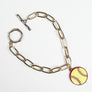 VARIET YOF SPORTS BALL EPOXY PENDANT CHAIN BRACELE