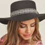 RIBAL BAND FLAT TOP SUN HAT