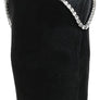 Ashipa Diamante Chain Detail Calf Boots