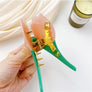 Daisy Tulip Hair Claw Luxury Style Pink