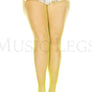 Plus size classic seamless fishnet tights