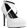 PIXIE DUST CROSS STRAPPED STILETTO SANDAL