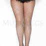 Plus size mini diamond net spandex fishnet tights