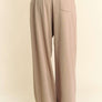 Davi & Dani Rhinestone Drawstring Wide Leg Pants