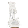 Affluence T Strap Stone Encrusted Heeled Sandal