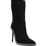 Ashipa Diamante Chain Detail Calf Boots
