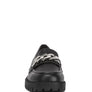 Ashby Faux Leather Chunky Block Heel Loafers