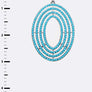 Crystal Oval Drop Iconic Earrings