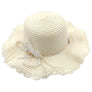 DIONA J KIDS STRAW HAT ONE SIZE COLOR BEIGE