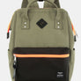 Himawari Contrast Waterproof Backpack Bag with Reinforced Edges