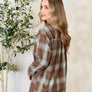 Mandy Plaid Dropped Shoulder Shirt