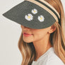 Dasiy Straw Visor Hats