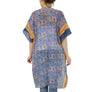 DIONA J FLORAL PRINT KIMONO CARDIGAN ONE SIZE COLOR NAVY BLUE