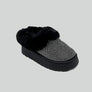 WILD DIVA Embellished Faux Fur Platform Booties