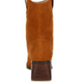 Emberly Suede Square Toe Ankle Boots