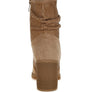Chinar Rhinestone Studded Slouchy Ankle Boots