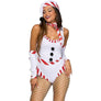 Charming Sexy Snow Woman Costume Winter Wonderland Holiday Outfit Playful Accessories for Festive Parties and Events (Extra Small)