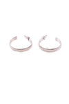 HALF HOOP STUD EARRING