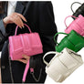 Women Girl Lady Mini Croc Alligator Crossbody Chain Leather Bag Handbag - Small Neon Tone, Adjustable Shoulder Strap, Stylish & Compact Clutch