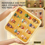 Display Case For Figures With Light Adjustable Display Stand Clear Acrylic Display Box With Door Dust And Moisture Proof