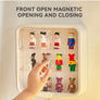 Display Case For Figures With Light Adjustable Display Stand Clear Acrylic Display Box With Door Dust And Moisture Proof