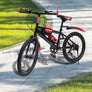 20" Mountain Bike 7 Speeds Kid Bicycle Dual-Disc Brakes Children MTB Boys Girls