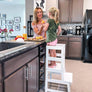 Kitchen Step Stool for Toddlers w/ Non-Slip Mat Standing Helper Bathroom Sink