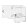 9 Holes Transparent Display Cabinet Ice Cream Cone Bracket Storage Stand Holder Box with Handle