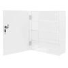 4 Layers Clear Acrylic Stand Display with Lock Square Countertop Display Case Display Collectible Doll Rack