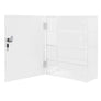 4 Layers Clear Acrylic Stand Display with Lock Square Countertop Display Case Display Collectible Doll Rack