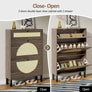 Rattan Shoe Cabinet Boots Shoe Rack Space Saving Shoes Organizer Shoerack Slippers (Rattan) Home Furniture Shoe-shelf Furnitures
