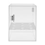 9 Holes Transparent Display Cabinet Ice Cream Cone Bracket Storage Stand Holder Box with Handle