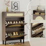 Rattan Shoe Cabinet Boots Shoe Rack Space Saving Shoes Organizer Shoerack Slippers (Rattan) Home Furniture Shoe-shelf Furnitures