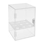 9 Holes Transparent Display Cabinet Ice Cream Cone Bracket Storage Stand Holder Box with Handle
