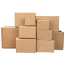 USA Stock 100 Corrugated Paper Boxes 8x6x4"(20.3*15.2*10cm)Yellow 4x4x4"(10*10*10cm) 6x4x2"(15.2*10.2*5.1cm)3size