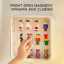 Display Case For Figures With Light Adjustable Display Stand Clear Acrylic Display Box With Door Dust And Moisture Proof