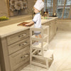 Kitchen Step Stool for Toddlers w/ Non-Slip Mat Standing Helper Bathroom Sink