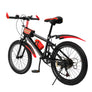 20" Mountain Bike 7 Speeds Kid Bicycle Dual-Disc Brakes Children MTB Boys Girls