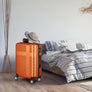 3 Piece Luggage Set with TSA Lock 20"/24"/28" Lightweight Cross Stripe Hardshell Suitcase with 360 Degree Spinner Wheels