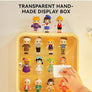 Display Case For Figures With Light Adjustable Display Stand Clear Acrylic Display Box With Door Dust And Moisture Proof