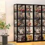 Display Cabinet, 5-Tier Tall Bookcase with Adjustable Shelves, Collectibles Toy Organizers Rack & Display Shelf, Bookshelf