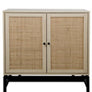 Rattan Shoe Cabinet with 2Flip Drawers,Black Free Standing Storage Racks with Metal Legs,Shoe Organizers Entrance Hallway(Black)