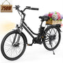 Electric Bike Adult- 500W Bicycle Up to 40 Miles, 7-Speed, and Shock Absorber