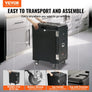 VEVOR Insulated Food Pan Carrier, 109 Qt Hot Box for Catering, LLDPE Food Box Carrier w/Double Buckles, Front Loading Food Warme
